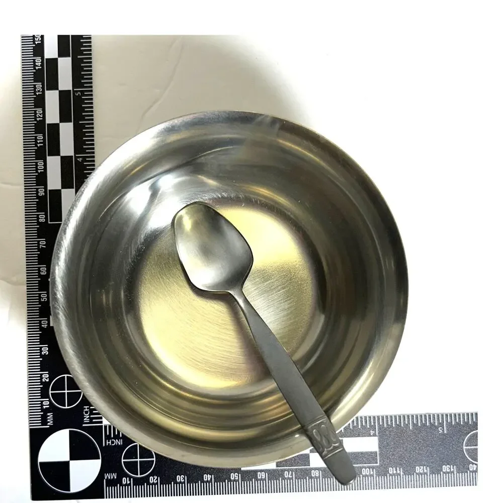 Vintage MCM Cultura Swedish Stainless Steel Serving Dish W/Bowl and Spoon‎ NIP